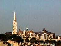 Budapest - Mátyás templom a budai várban.